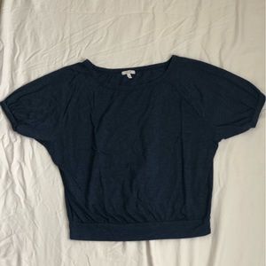 Navy Blue Oversized Tee